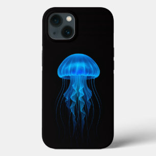 Capa preta 4 Luxe para iPhone 13, Água-viva Neon A