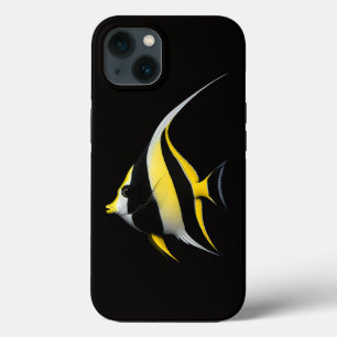 Capa preta 4 Luxe para iPhone 13, Moorish Idol