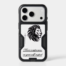 Capa protetora elegante para iphone com auto-respe
