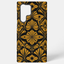 Capa Samsung Galaxy Geométrica em Dourado Art Déco