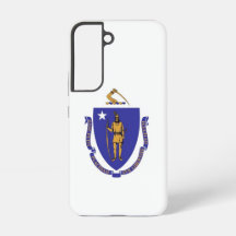 Capa Samsung Galaxy S22 Bandeira de Massachusetts