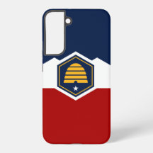 Capa Samsung Galaxy S22 Plus Bandeira de Utah, EUA