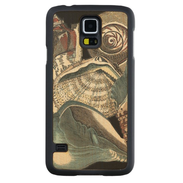 Capa Slim De Bordo Para Galaxy S5 Seashell Anthology (Verso)