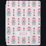 Capa Smart Para iPad Boneca Nidificação de Matryoshka Rosa Bonita<br><div class="desc">Uma bonitinha cor-de-rosa a nidificar um padrão de bonecas que decora esta Capa de ipad. Divertido para voltar à escola e um presente adorável para uma garota. Personalize com o nome de suas garotas. Projetado para você pelo Blackberry Boulevard.</div>