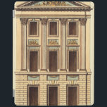 Capa Smart Para iPad Facada arquitetônica de Jean Deneufforge<br><div class="desc">Uma fachada arquitetônica desenhada por Jean Deneufforge. A palavra fachada vem da palavra italiana facciata,  que significa "rosto". Coloque um novo rosto em uma das suas paredes com esta peça!</div>