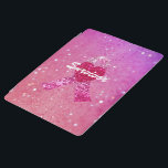 Capa Smart Para iPad Fita personalizada do rosa da faísca do cancro da<br><div class="desc">Honre aqueles que se juntaram à luta para uma cura e indicam seu apoio nunca de término para um um cancro da mama de combate amado contudo ainda brilhe e sparkles com fé e coragem com este presente personalizado doce que aquecerá certamente seu coração. Não mais palavra é então necessário....</div>