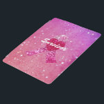 Capa Smart Para iPad Fita personalizada do rosa da faísca do cancro da<br><div class="desc">Honre aqueles que se juntaram à luta para uma cura e indicam seu apoio nunca de término para um um cancro da mama de combate amado contudo ainda brilhe e sparkles com fé e coragem com este presente personalizado doce que aquecerá certamente seu coração. Não mais palavra é então necessário....</div>