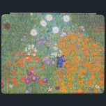 Capa Smart Para iPad Gustav Klimt Flower Garden Cottage Nature<br><div class="desc">Uma bela pintura de jardim - esta é uma pintura clássica de Gustav Klimt,  chamada Jardim de Algodão,  ou Jardim Bauergarten,  1907,  que é um close up de um jardim floral,  uma pintura floral colorida.</div>