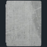 Capa Smart Para iPad Mapa da cidade de Chicago<br><div class="desc">Desenho do mapa da cidade de Chicago. Artista: Vision Studio. ID da imagem: 64744Z.</div>