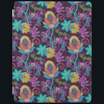 Capa Smart Para iPad Miçanga De Vidro Colorida<br><div class="desc">Flores retrorreflectoras coloridas feitas com aparência de miçanga de classe. Esta é a imagem de miçangas de vidro e não miçangas reais. Design está disponível em outros produtos.</div>