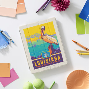 Capa Smart Para iPad Orgulho   Louisiana do estado
