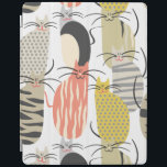 Capa Smart Para iPad Padrão Whimsical de Gatos Felizes<br><div class="desc">Feliz sorriso de cartoons originais de gatos encontrados em vecteezy.com e organizados em um padrão repetitivo. Uma escolha excelente para o amante do gato.</div>