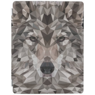 Capa Smart Para iPad Retrato Geométrico Lone Wolf