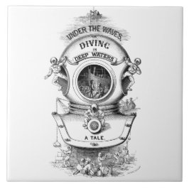 Capacete antigo do mergulho