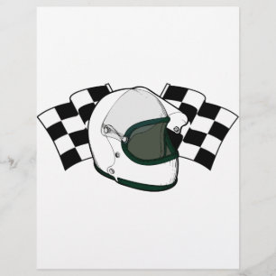 Capacete & bandeiras