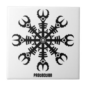 Capacete do incrédulo - Aegishjalmur No.2 (preto)