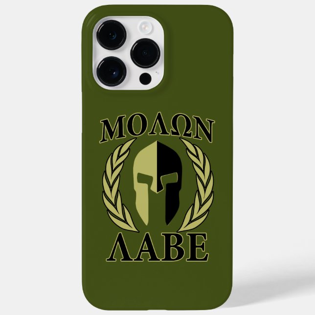 Capacete Espartano Molon Labe Louros (Verso)