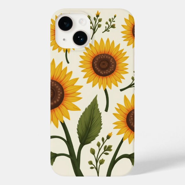 capas 14 de girassol iPhone (Verso)