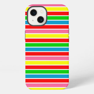 Capas Coloridas Modernas de Listras para IPhone 13