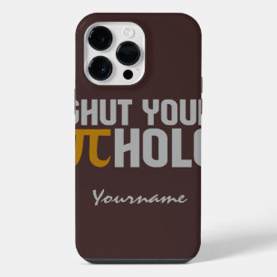 Capas com monograma personalizado "Pie (pi) Hole"