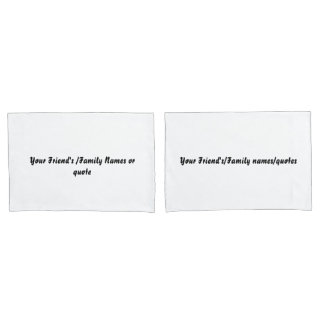 Capas de Almofada Brancas com Nome Personalizado –