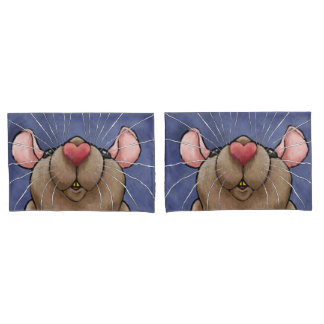 Capas de Almofada Coração de Rato