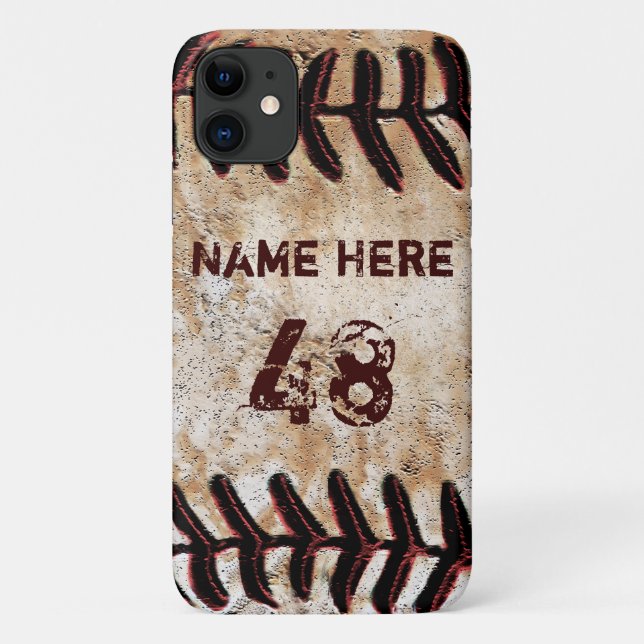 Capas de beisebol para iPhone leves, dos mais anti (Verso)