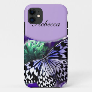 Capas de borboletas do iPhone 5 monograma