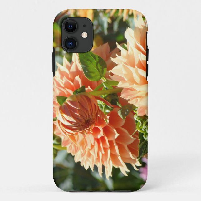 Capas de celular para iPhone 5 Flores de Dália Lar (Verso)