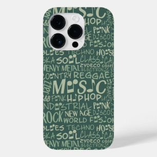 Capas de Colagem de Palavras de Genes de Música