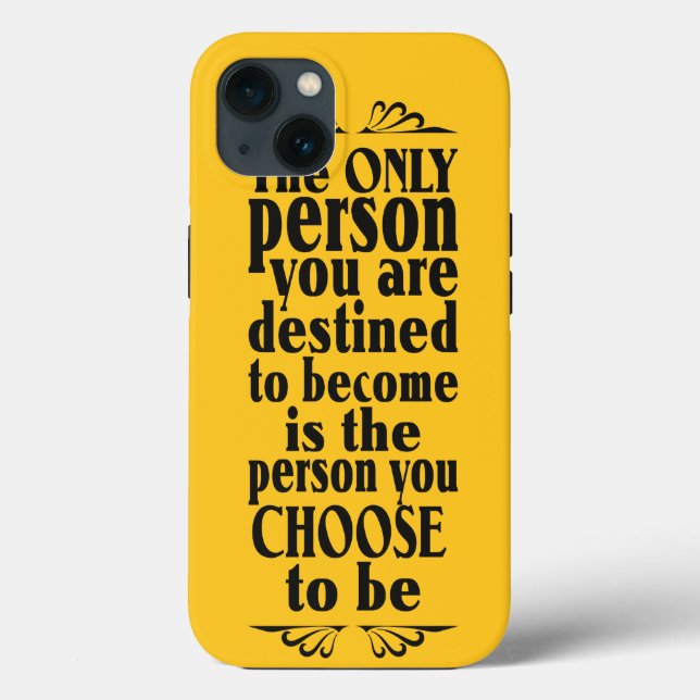 Capas de cores personalizadas de ESCOLHA Motivacio (Verso)