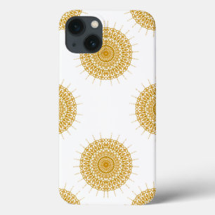 Capas de iphone 13 do padrão de Luxury Mandala