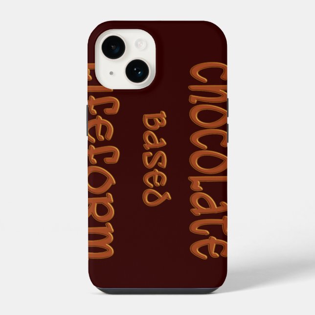 Capas de iPhone 6 de Forma de Vida à Base de Choco (Verso)