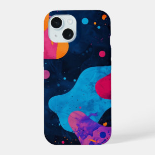 capas de iphone _ Abstrato Neon Splatter
