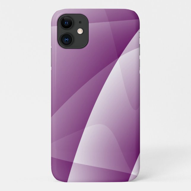capas de iphone abstrato Purple White Ombre Case-M (Verso)