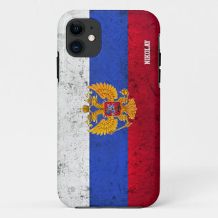 Capas de iphone afligidas costume da bandeira do