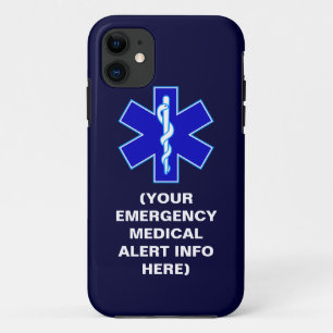 Capas de iphone alertas médicas da emergência