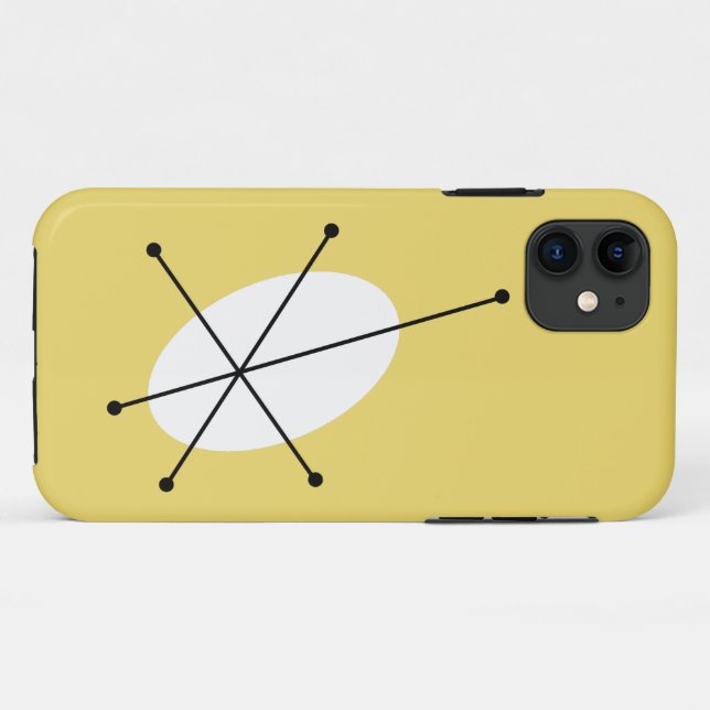 Capas de iphone Amarelo Dazzle (Verso (horizontal))