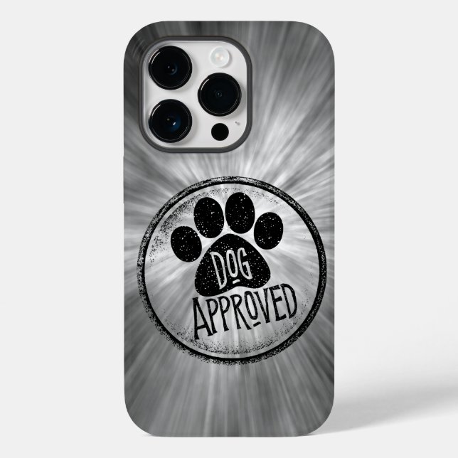 Capas de iphone aprovada de gabinete para cães (Verso)