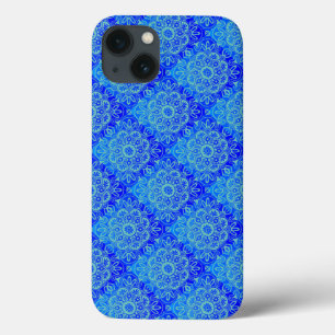 Capas de iphone azul turquesa boho