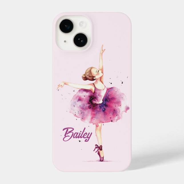 Capas de iphone Ballerina, capa de telefone Balé (Verso)