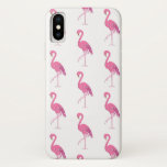 capas de iphone bonito rosa de maleta flamingo<br><div class="desc">flamingo estilizado em tons sutis de rosa - trópico retrô</div>