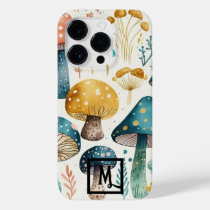 Capas de iphone Botânica De Cogumelo-Mala-Mate