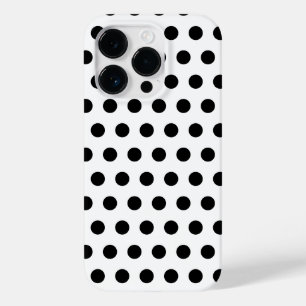 Capas de iphone branca Bolinhas pretas Escolher co