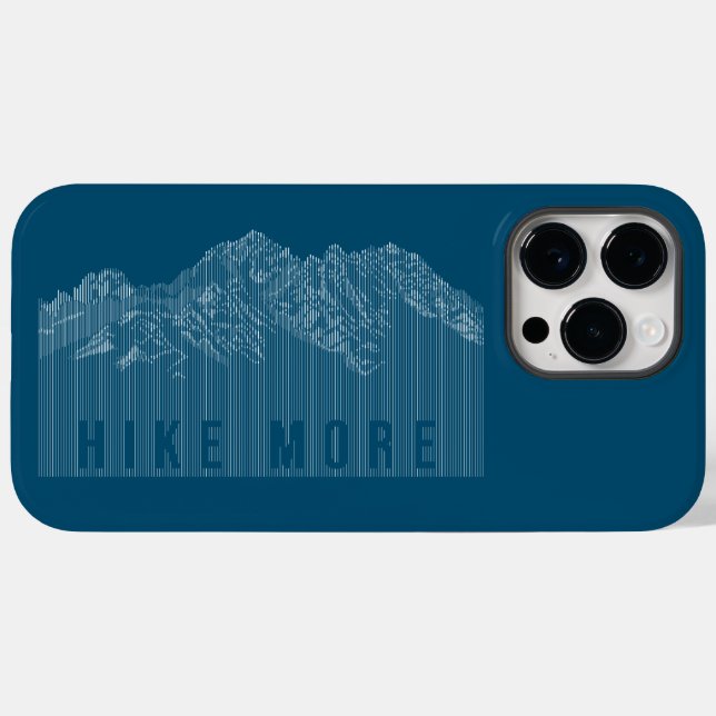 Capas de iphone Branca De Casos-Matos Do Hike More (Verso (horizontal))