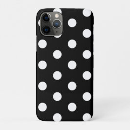 Capas de iphone branca e Bolinhas preta