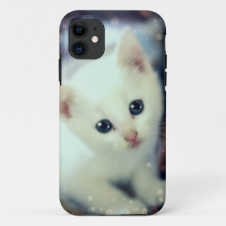Capas de iphone brancas bonitos do gatinho