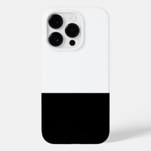 Capas de iphone brancas do quadro do preto mínimo