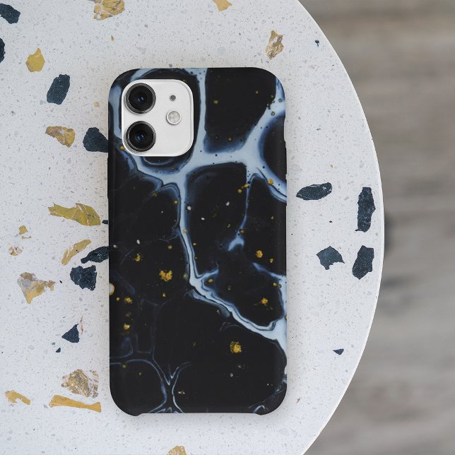 Capas de iphone brancas e pretas de água salgada (White and black water splash iphone cases)