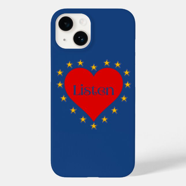 Capas de iphone brilhante da estrela azul (Verso)